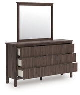 Pamytta Brown Dresser and Mirror from Ashley - Luna Furniture