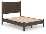 Pamytta Brown Full Panel Platform Bed from Ashley - Luna Furniture