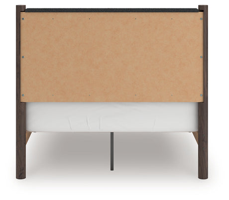 Pamytta Brown Full Upholstered Panel Platform Bed from Ashley - Luna Furniture