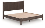Pamytta Brown King Panel Platform Bed from Ashley - Luna Furniture