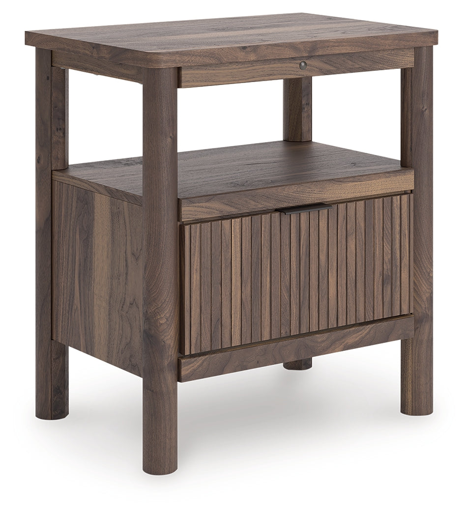 Pamytta Brown Nightstand from Ashley - Luna Furniture