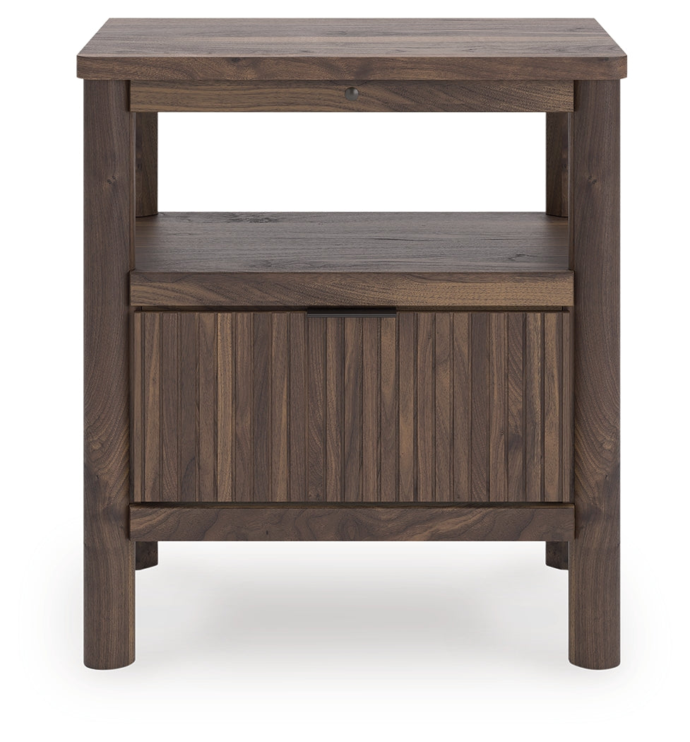 Pamytta Brown Nightstand from Ashley - Luna Furniture