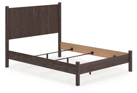 Pamytta Brown Queen Panel Bed from Ashley - Luna Furniture