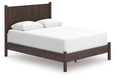 Pamytta Brown Queen Panel Bed from Ashley - Luna Furniture