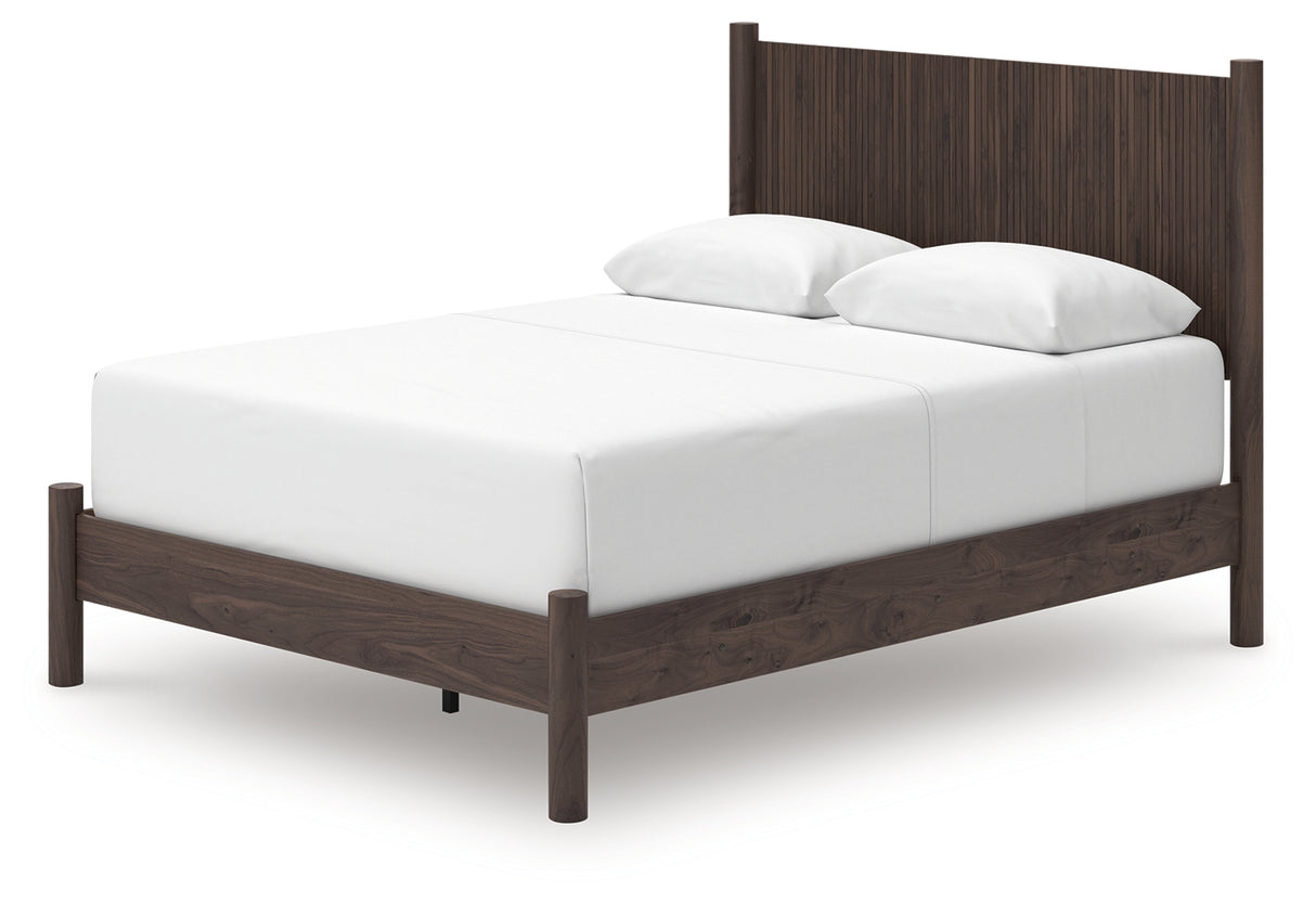 Pamytta Brown Queen Panel Bed from Ashley - Luna Furniture