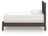 Pamytta Brown Twin Upholstered Panel Bed from Ashley - Luna Furniture