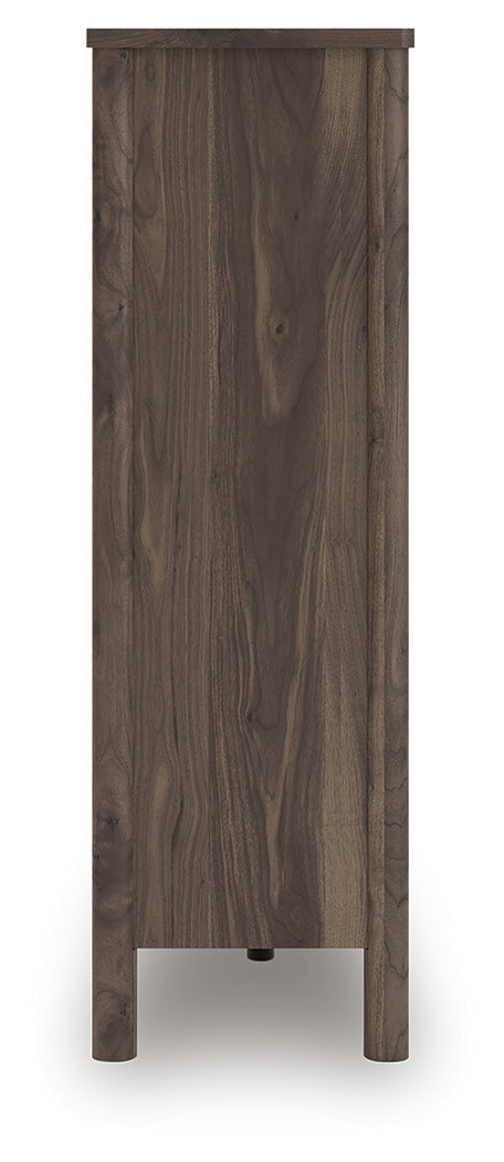 Pamytta Brown Wide Chest of Drawers from Ashley - Luna Furniture