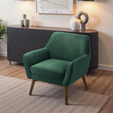 Panom Forest Green Velvet Lounge Chair from Midinmod - Luna Furniture