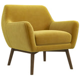 Panom Gold Velvet Lounge Chair from Midinmod - Luna Furniture