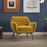 Panom Gold Velvet Lounge Chair from Midinmod - Luna Furniture