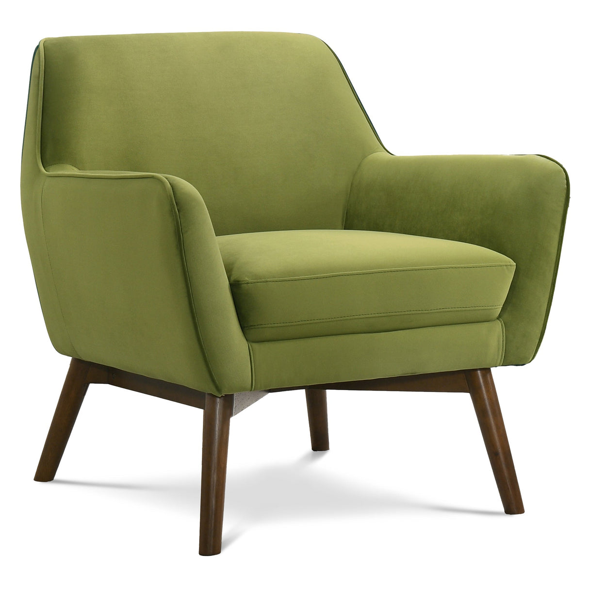 Panom Pistacho Green Velvet Lounge Chair from Midinmod - Luna Furniture