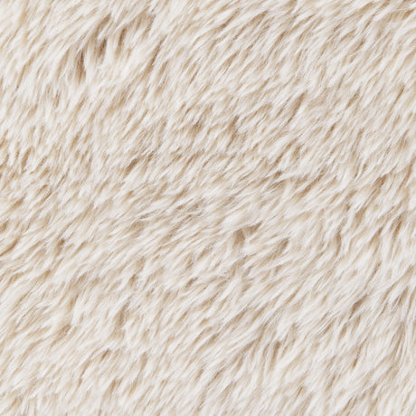 Paquet Latte Faux Fur Solid Wood Arm Chair from Coaster - Luna Furniture