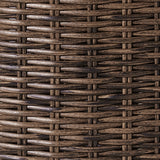 Paradise Trail Outdoor Sofa and 2 Lounge Chairs with Fire Pit Table in Medium Brown from Ashley - Luna Furniture