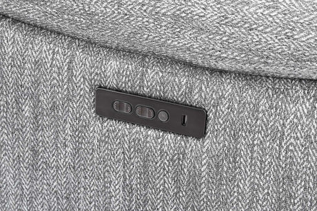 Park City Pearl Silver 6-Piece Dual Power Reclining Sectional from Steve Silver - Luna Furniture