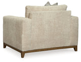 Parklynn Chair and Ottoman in Desert from Ashley - Luna Furniture