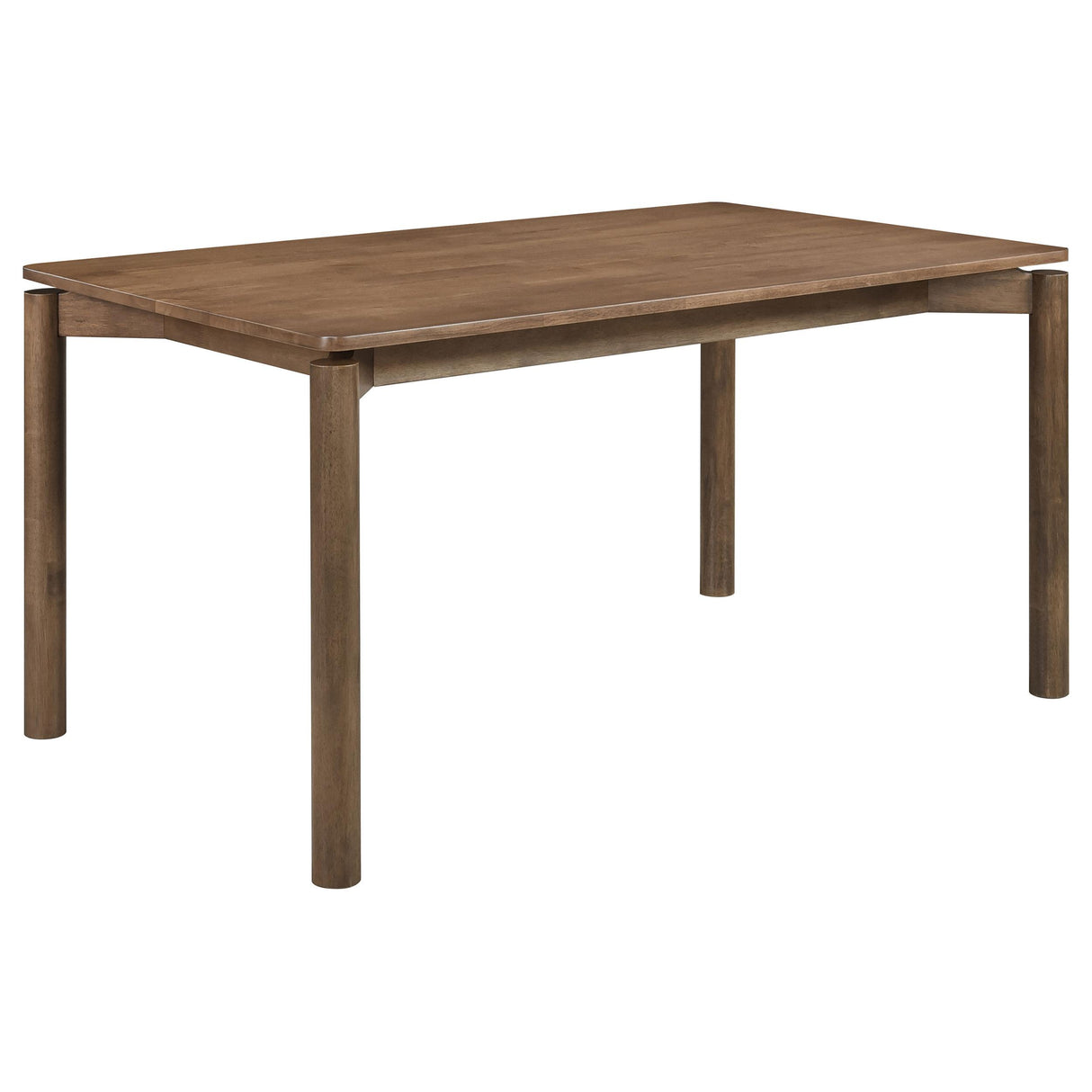 Parkridge 5-piece 59-inch Wood Dining Set Natural Walnut from Coaster - Luna Furniture