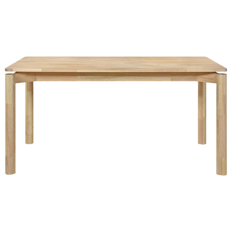 Parkridge Light Natural/White Washed 5-piece 59-inch Wood Dining Set from Coaster - Luna Furniture