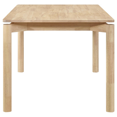 Parkridge Light Natural/White Washed 7-piece 59-inch Wood Dining Set from Coaster - Luna Furniture
