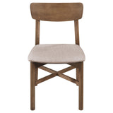 Parkridge Natural Walnut Dining Side Chair, Set of 2 from Coaster - Luna Furniture