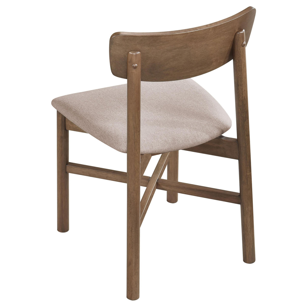 Parkridge Natural Walnut Dining Side Chair, Set of 2 from Coaster - Luna Furniture