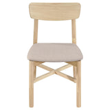 Parkridge White Washed Dining Side Chair, Set of 2 from Coaster - Luna Furniture