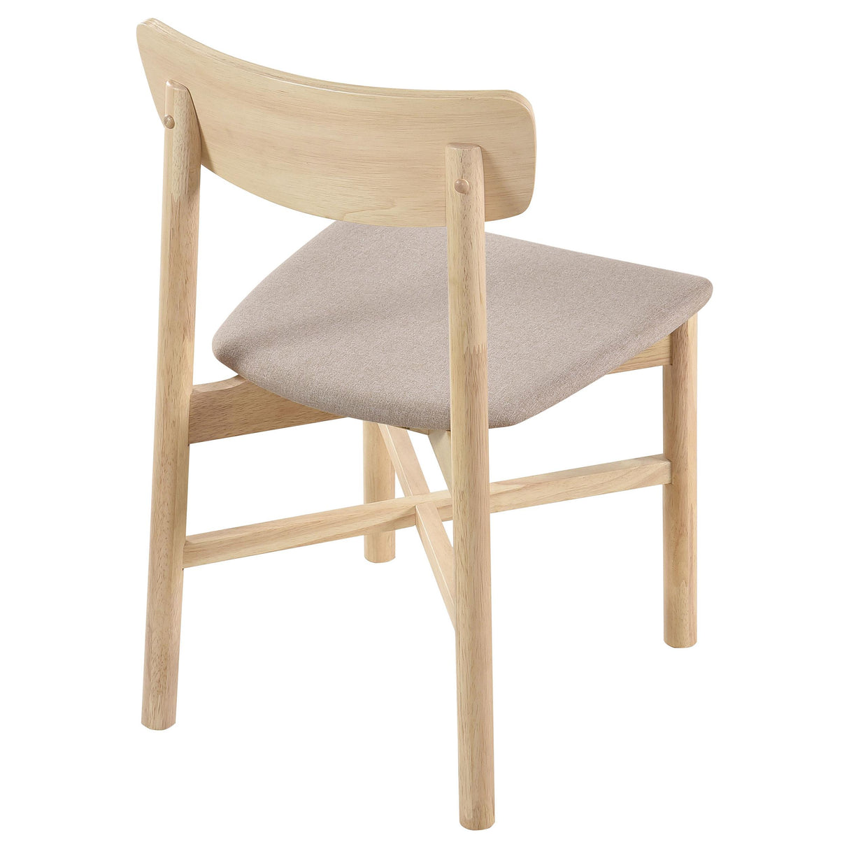 Parkridge White Washed Dining Side Chair, Set of 2 from Coaster - Luna Furniture