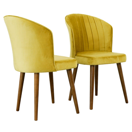 Parsons Gold Velvet Dining Chair from Midinmod - Luna Furniture