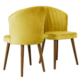 Parsons Gold Velvet Dining Chair from Midinmod - Luna Furniture