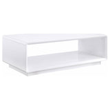 Paseo White 3-Piece High Gloss Coffee and End Table Set from Coaster - Luna Furniture