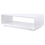 Paseo White High Gloss Cocktail Coffee Table from Coaster - Luna Furniture