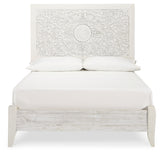 Paxberry Whitewash Full Panel Bed, Chest and Nightstand from Ashley Furniture - Luna Furniture