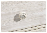 Paxberry Whitewash Full Panel Bed, Chest and Nightstand from Ashley Furniture - Luna Furniture