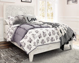 Paxberry Whitewash Full Panel Bed, Chest and Nightstand from Ashley Furniture - Luna Furniture