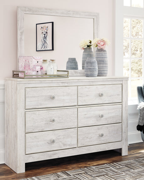 Paxberry Whitewash Twin Panel Bed, Chest and Nightstand from Ashley - Luna Furniture