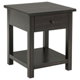 Payne Distressed Java 2-Piece Coffee and 1-Drawer End Table Set from Coaster - Luna Furniture