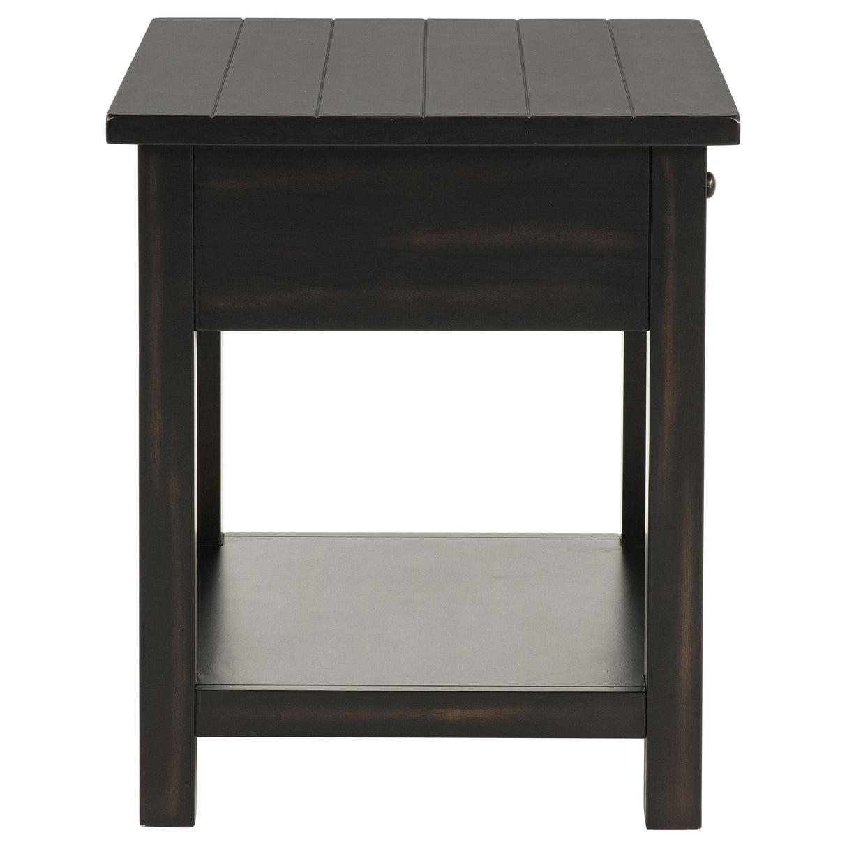 Payne Distressed Java 2-Piece Coffee and 1-Drawer End Table Set from Coaster - Luna Furniture