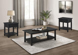 Payne Distressed Java 3-Piece Coffee and 1-Drawer End Table Set from Coaster - Luna Furniture
