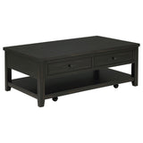 Payne Distressed Java 48-inch Mobile Lift Top Coffee Table from Coaster - Luna Furniture
