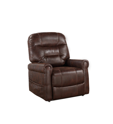 Ottawa Walnut Power Lift Chair with Heat and Massage from Steve Silver - Luna Furniture