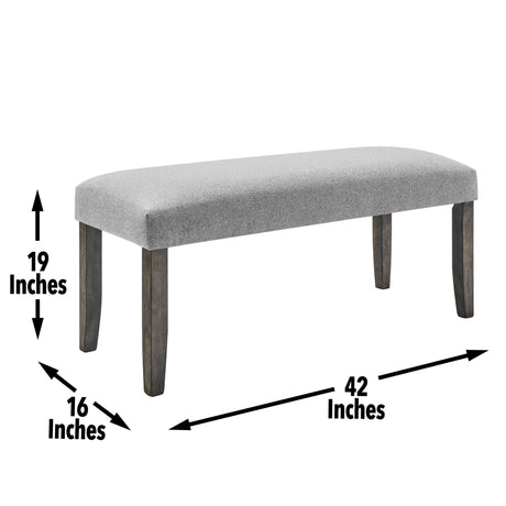 Emily Backless Bench from Steve Silver - Luna Furniture
