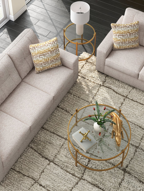 Pearlox Gold Table (Set of 3) from Ashley - Luna Furniture