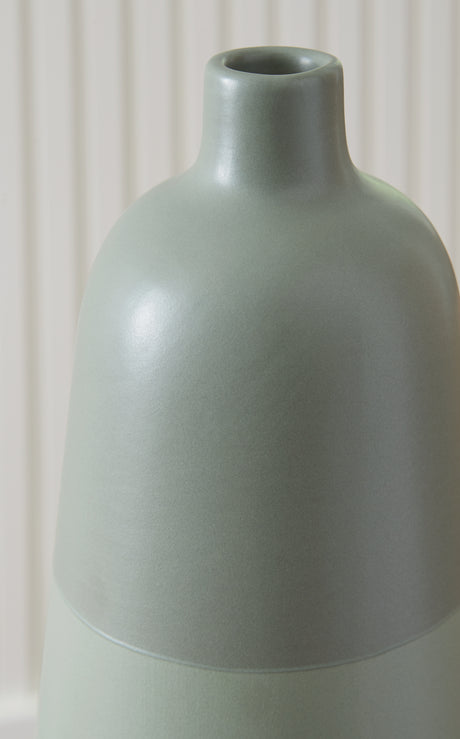 Peerland Sage Green Vase from Ashley - Luna Furniture