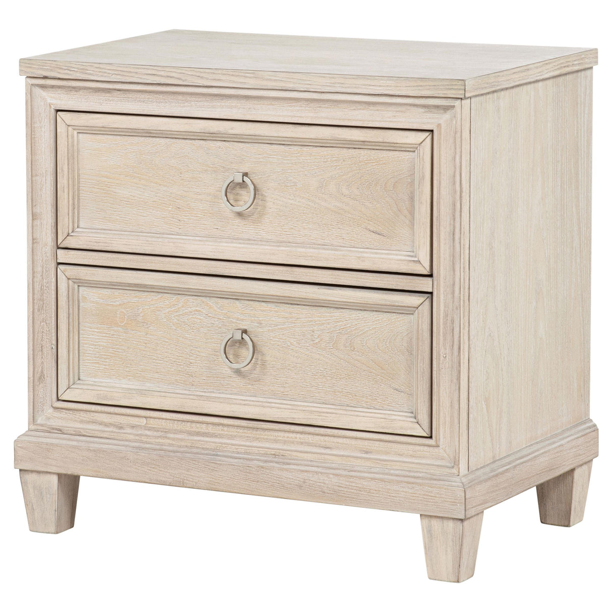 Pembroke Washed Oak 2-Drawer Nightstand from Coaster - Luna Furniture
