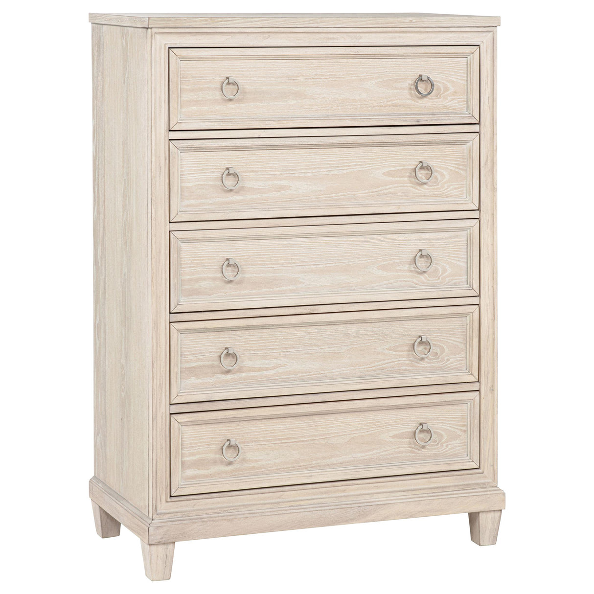 Pembroke Washed Oak 5-Drawer Chest from Coaster - Luna Furniture