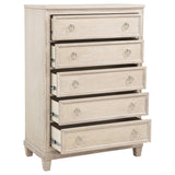 Pembroke Washed Oak 5-Drawer Chest from Coaster - Luna Furniture