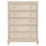Pembroke Washed Oak 5-Drawer Chest from Coaster - Luna Furniture