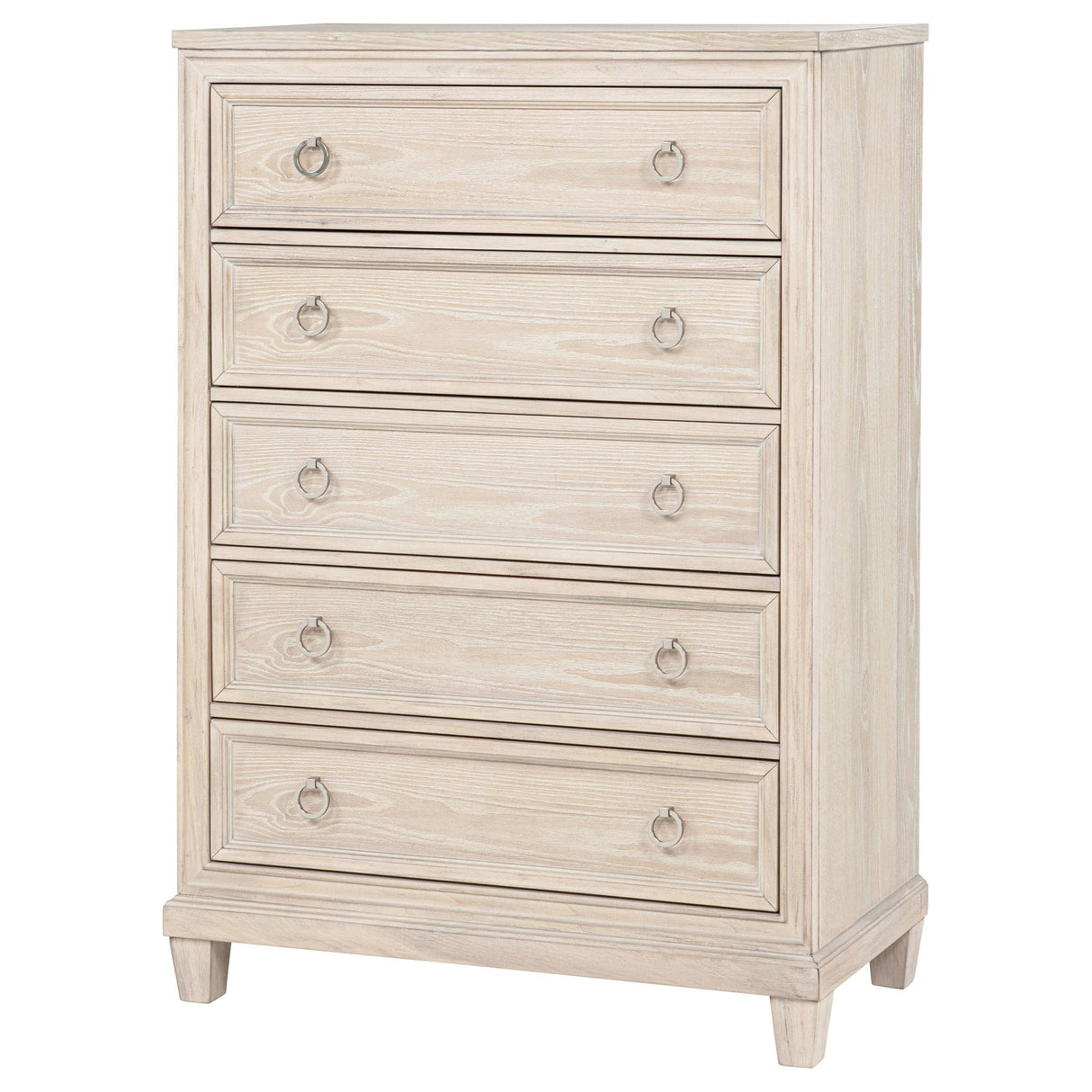 Pembroke Washed Oak 5-Drawer Chest from Coaster - Luna Furniture