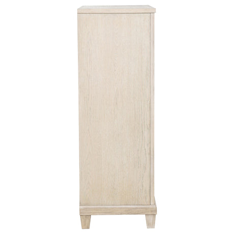 Pembroke Washed Oak 5-Drawer Chest from Coaster - Luna Furniture