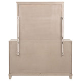 Pembroke Washed Oak 6-Drawer Bedroom Dresser with Mirror from Coaster - Luna Furniture