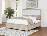 Pembroke Washed Oak 66-inch California King Panel Bed from Coaster - Luna Furniture